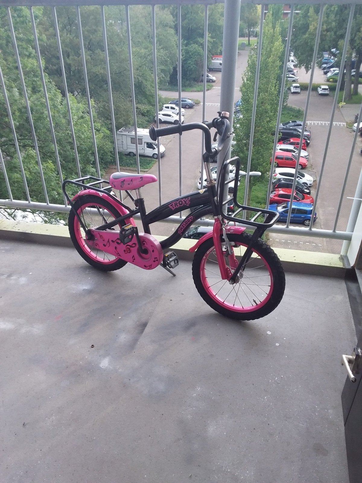Troy melodie 16inch kinderfiets, Fietsen en Brommers, Ophalen, Gebruikt, 16 tot 20 inch