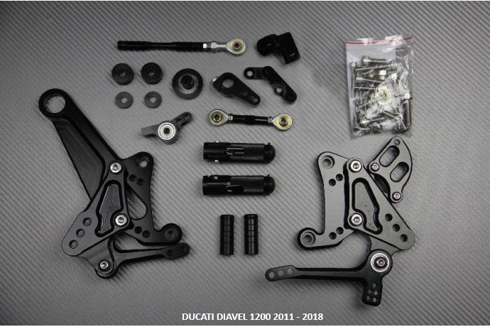 Verstelbare remschakelset DUCATI DIAVEL 1200 2011 - 2018, Ophalen of Verzenden, Nieuw