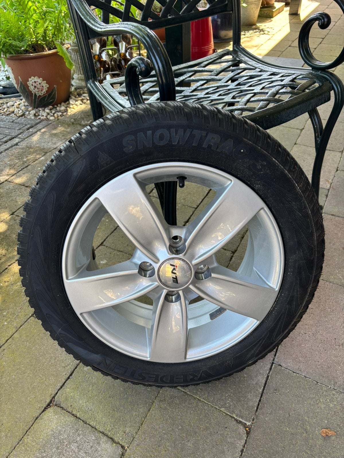 Winterbanden met velg, Ophalen