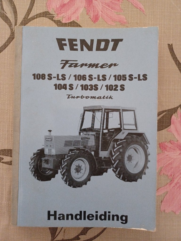 Handleiding Fendt Farmer 108 S-LS, 106 S-LS, 105 S-LS, 104S, Ophalen of Verzenden, Gelezen, Tractor en Landbouw