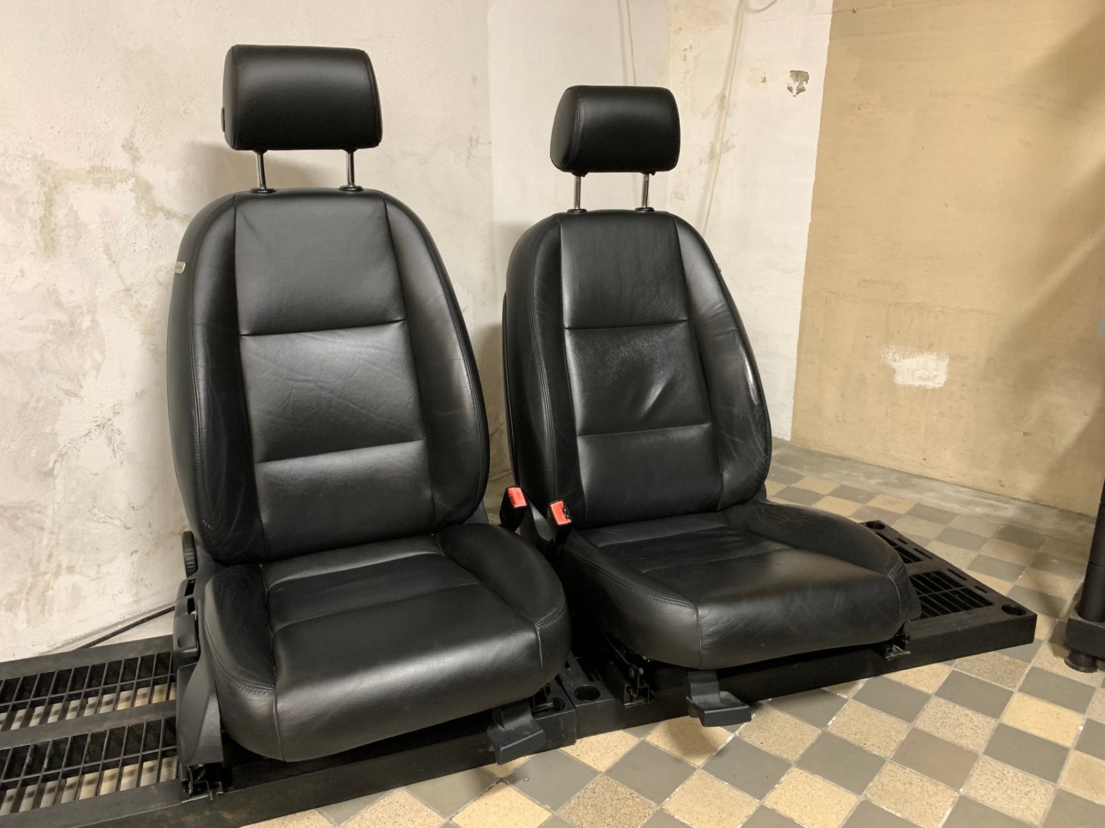 Voorstoelen leder Audi A4 B7, Auto-onderdelen, Ophalen, Gebruikt, Audi