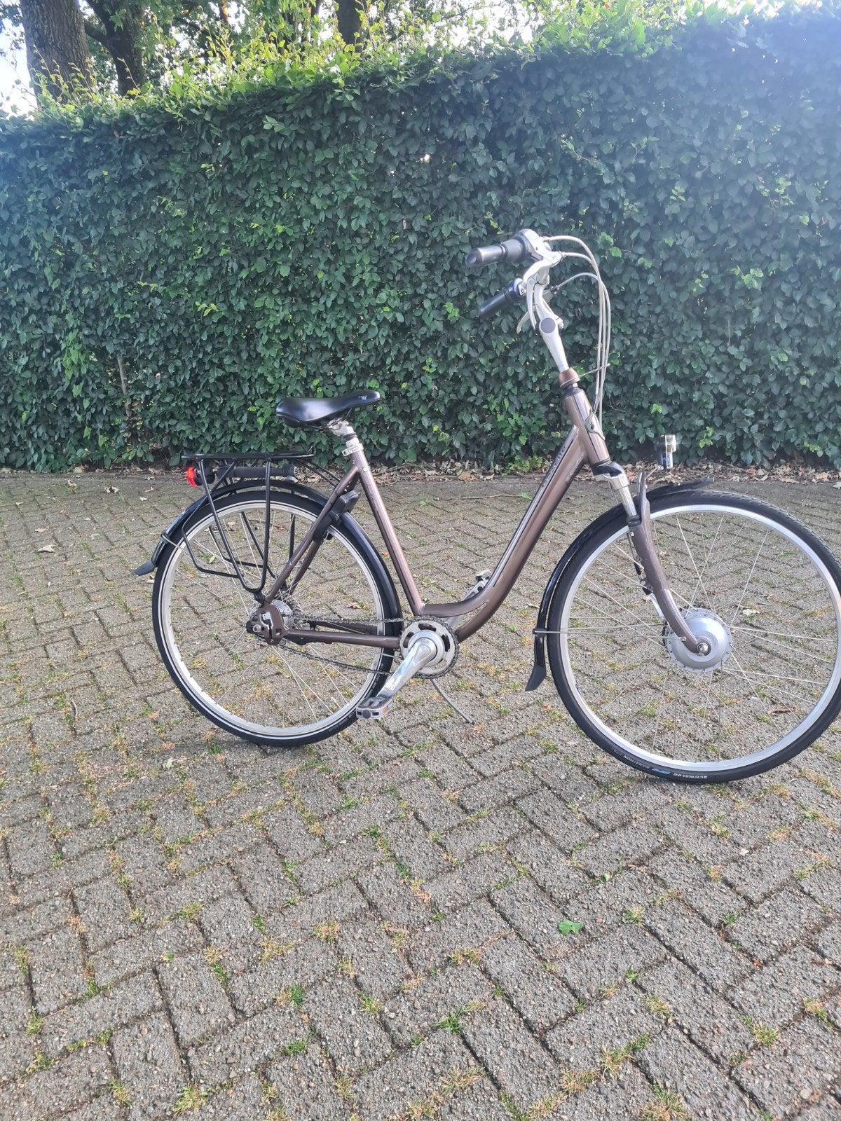 Gazelle  fiets met lage instap, Velgrem, Ophalen of Verzenden, Gazelle, 53 tot 56 cm