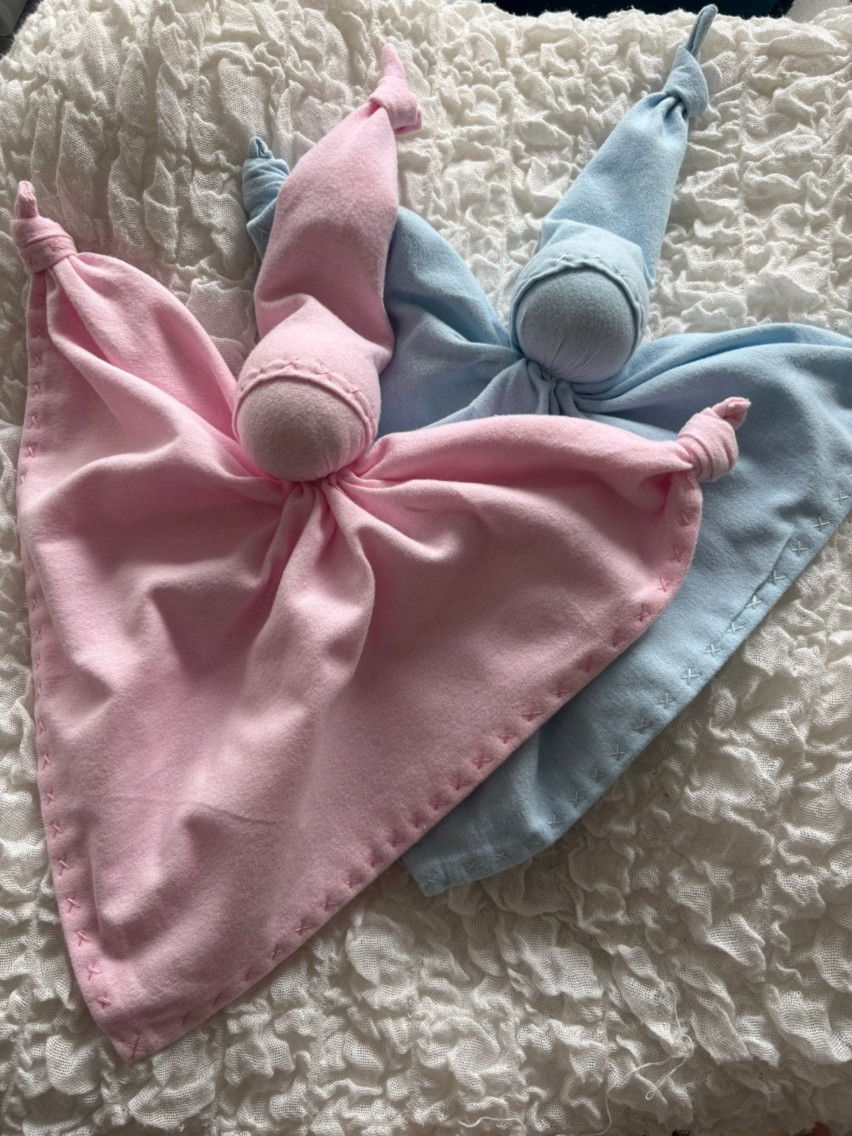 Knuffeldoek lappenpop wiegepop tuttel doekje antroposofisch, Ophalen of Verzenden, Nieuw, Knuffeldoekje, Handgemaakt