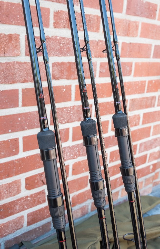 3x Flanx Carp² Black 10ft – 3,5lb + JRC Sleeves, Ophalen, Zo goed als nieuw, Werphengel