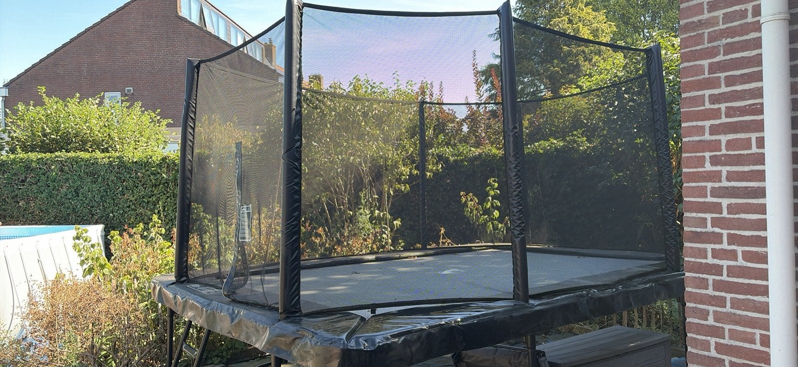 Akrobat Primus Challenger rechthoekige trampoline 430x305 cm, Ophalen, Zo goed als nieuw