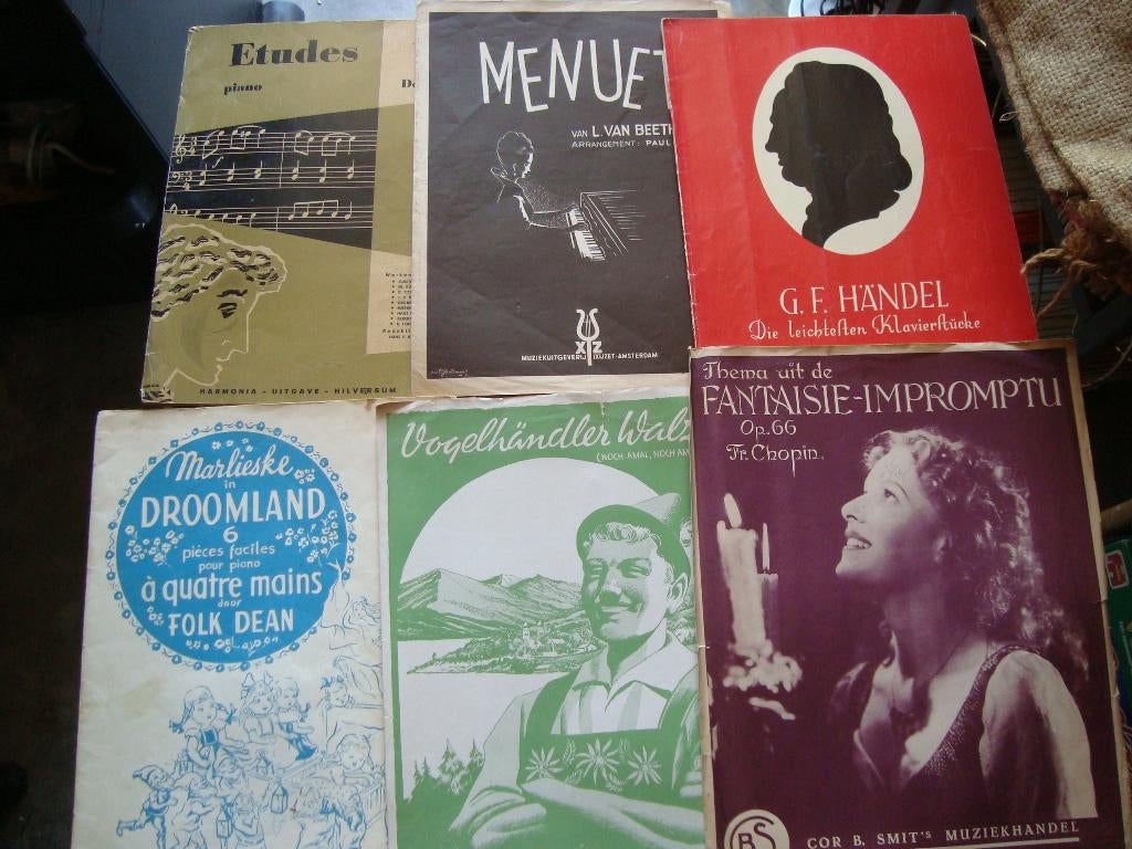 Bladmuziek piano per foto te koop, Gebruikt, Klassiek, Ophalen of Verzenden, Artiest of Componist
