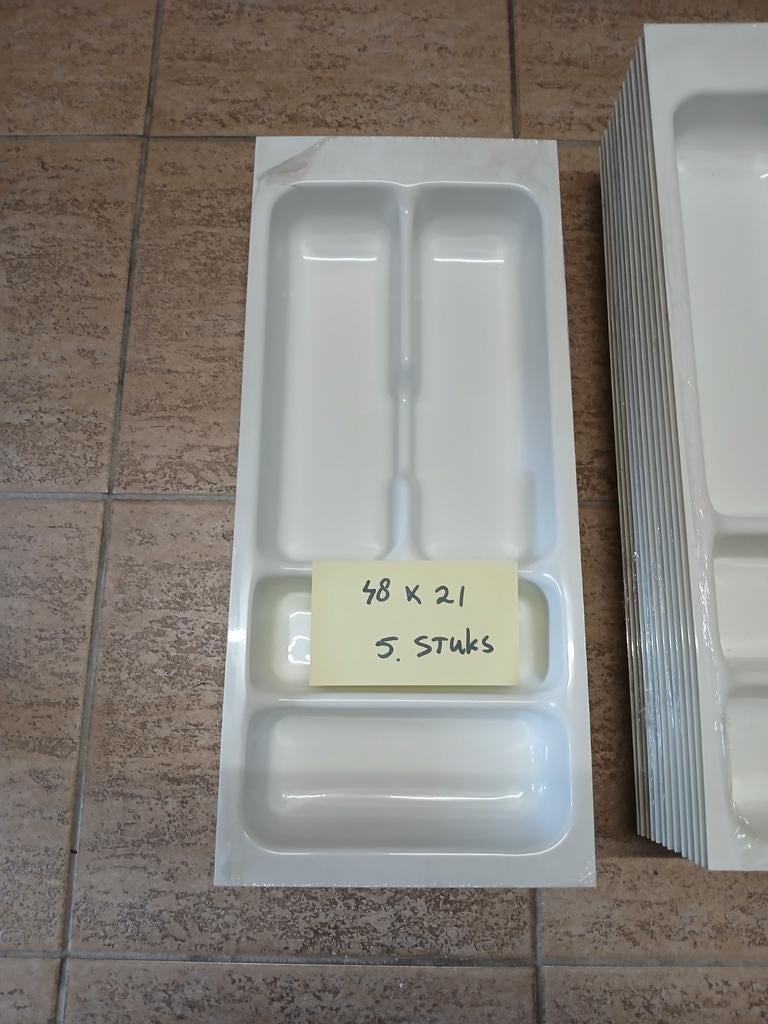 Bestekbakken van kunststof - Diverse maten, Huis en Inrichting, Kunststof, Nieuw, Ophalen of Verzenden, Vaatwasserbestendig