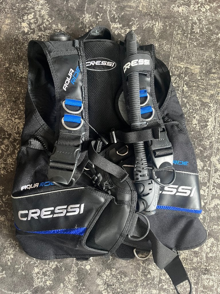 Cressi Aquaride Trimvest / BCD - Weinig gebruikt, Watersport en Boten, Duiken, Ophalen, Zo goed als nieuw, Trimvest of Wing