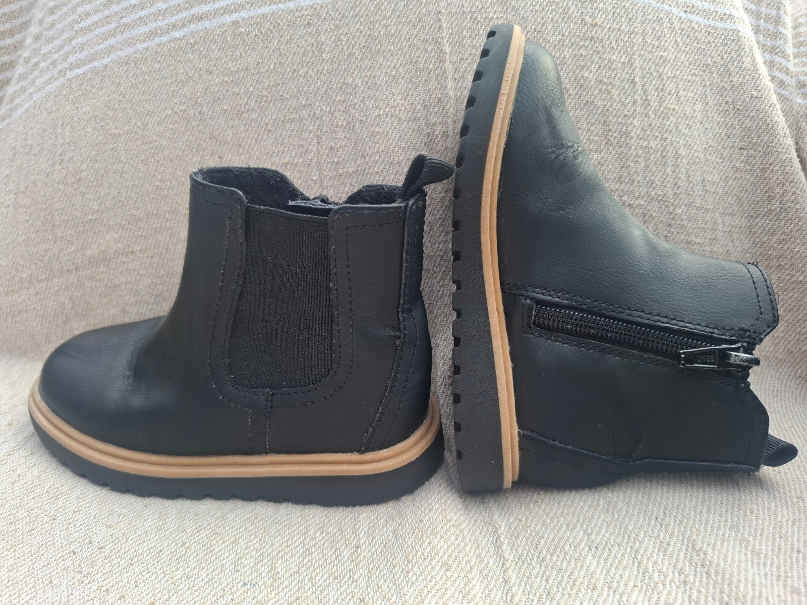Zwarte H&M chelseaboots maat 25, Gebruikt, Verzenden, Jongen of Meisje, H&M