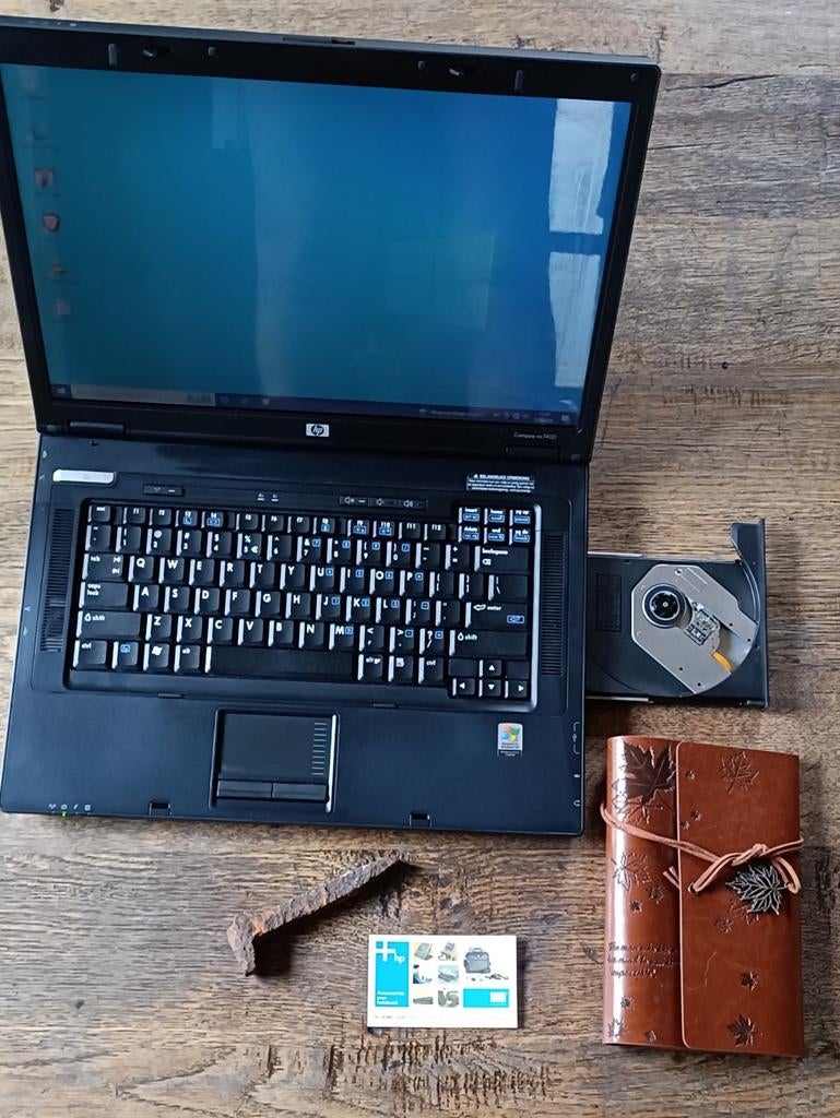 Vintage retro  HP nx7400 Tactical Core Refurbished ssd, Ophalen, HP Compaq