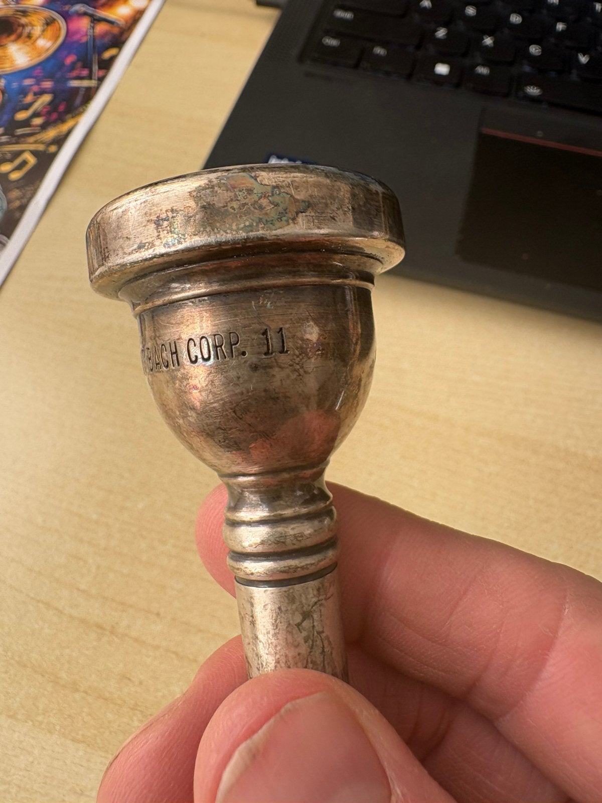 Vincent Bach Corp. 11 trombonemondstuk – small shank, Ophalen of Verzenden, Gebruikt, Tenor