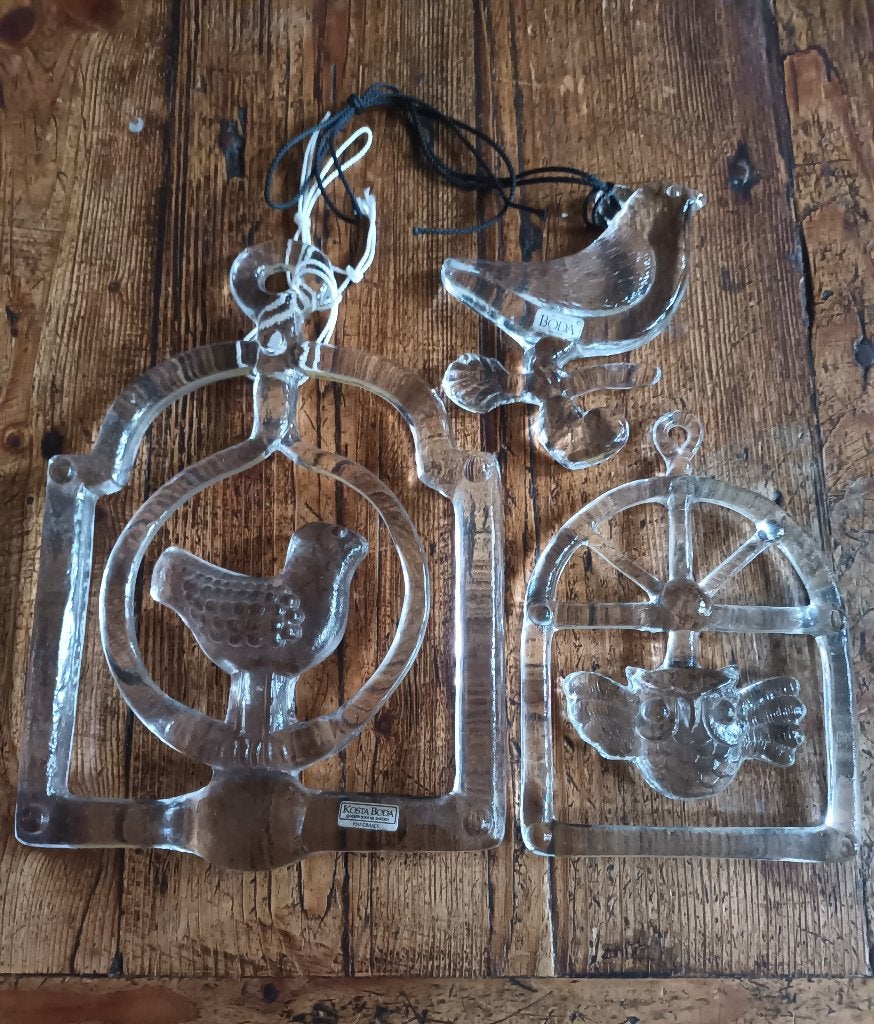 Kosta Boda 2x Raamdecoratie/ Suncatchers!!, Ophalen of Verzenden