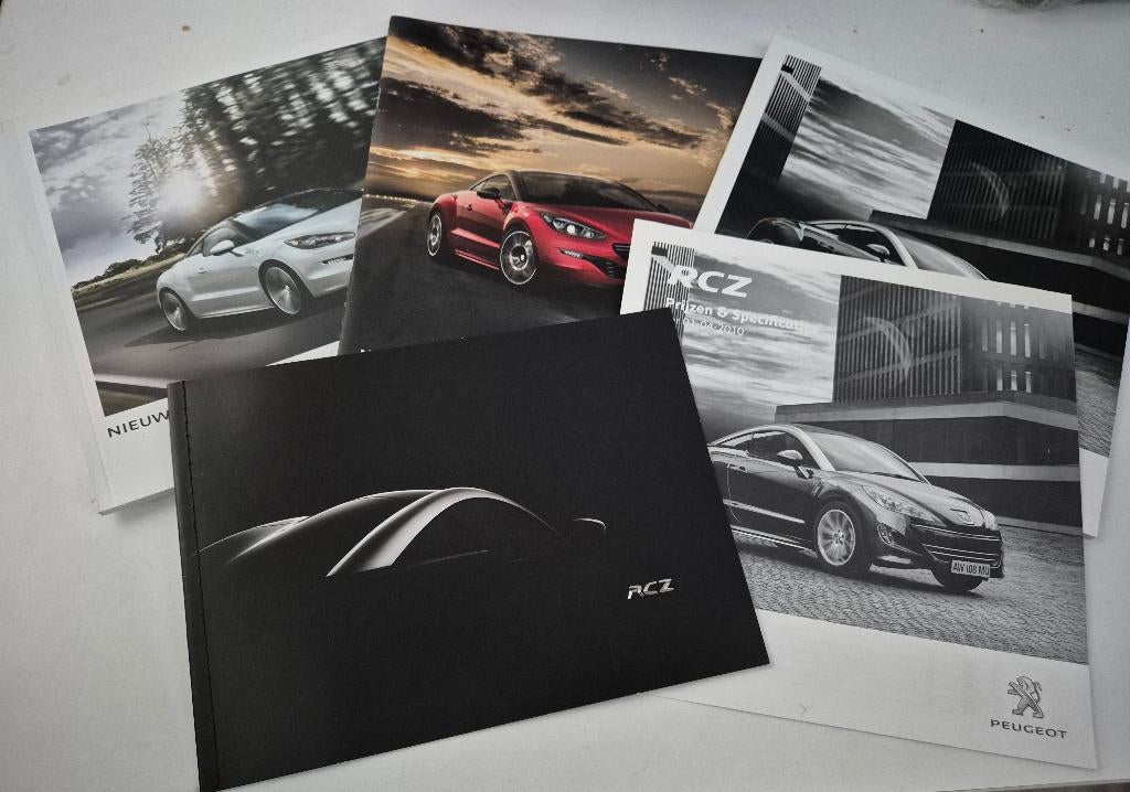 Peugeot RCZ officiële brochures., Ophalen of Verzenden, Zo goed als nieuw, Peugeot