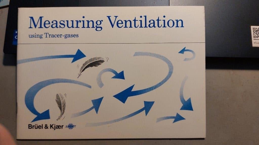 Bruel & Kjaer boekje 'Measuring Ventilation, Boeken, Techniek, Ophalen of Verzenden, Nieuw, Installatietechniek