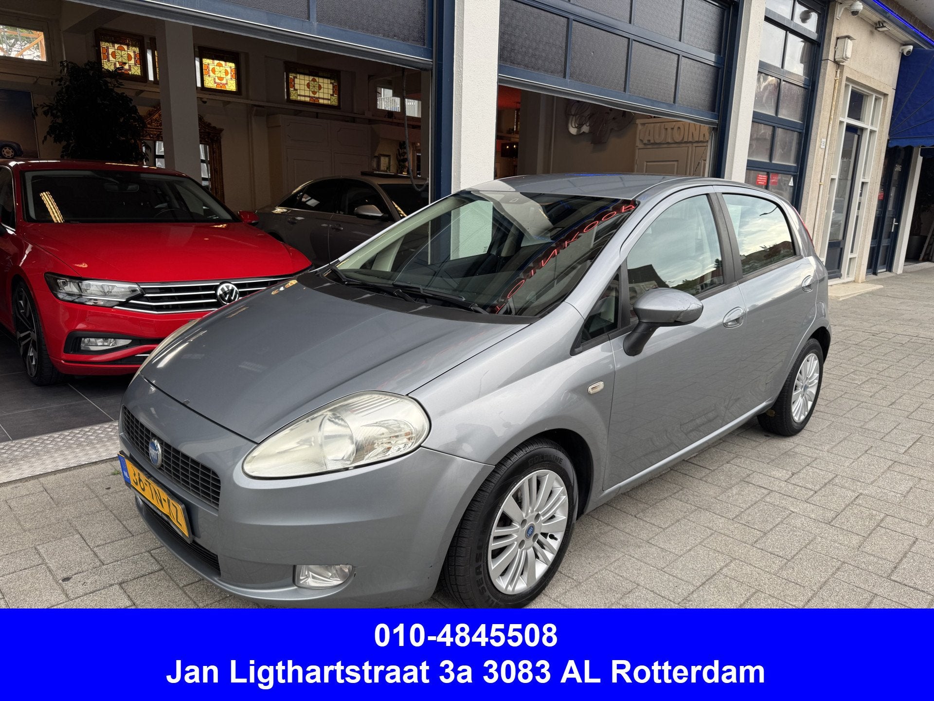 Fiat Grande Punto 1.4 Edizione Blue & Me NW APK 08-2027/CLIM, Auto's, Voorwielaandrijving, 4 cilinders, 400 kg, Grande Punto