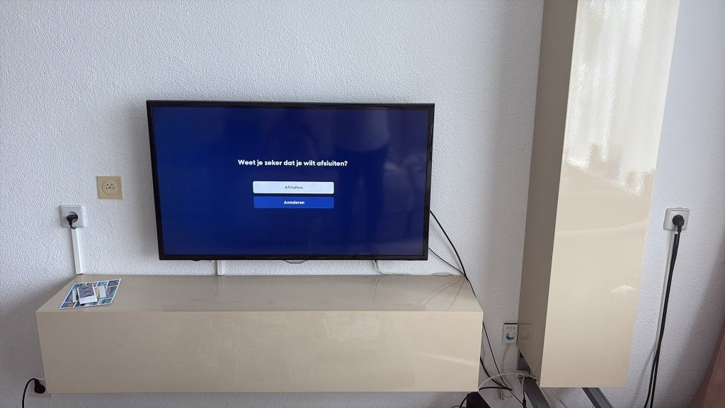 Tv meubel, Huis en Inrichting, Kasten | Televisiemeubels, Ophalen, Gebruikt, 50 tot 100 cm, Minder dan 100 cm