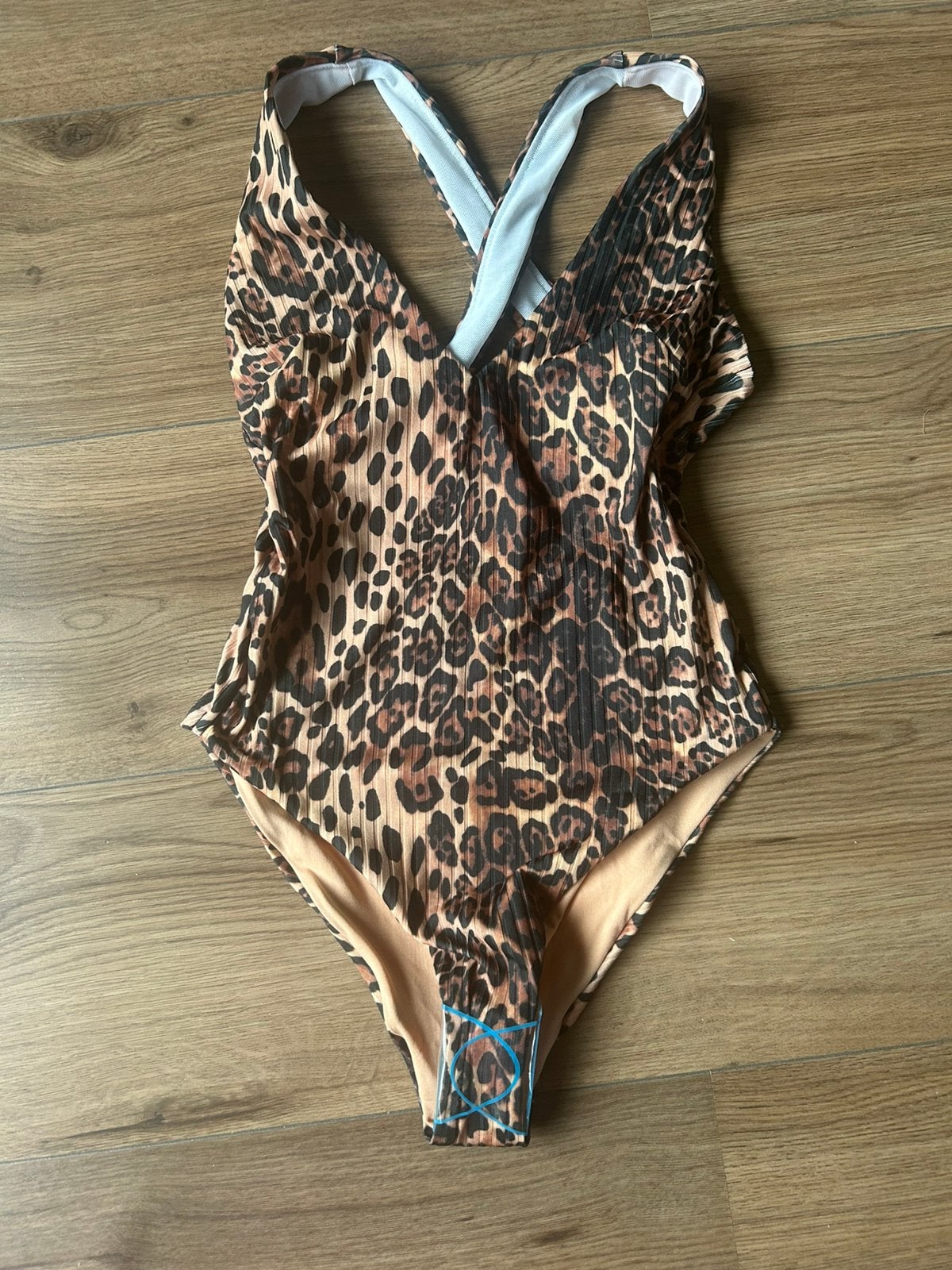 ASOS badpak panter maat XS, Ophalen of Verzenden, Nieuw, Bruin, Badpak