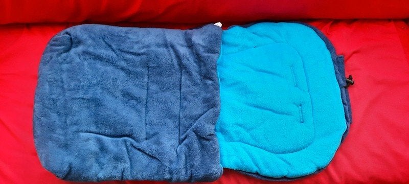 Blauwe voetenzak /fleece /buggy, Ophalen of Verzenden, Nieuw