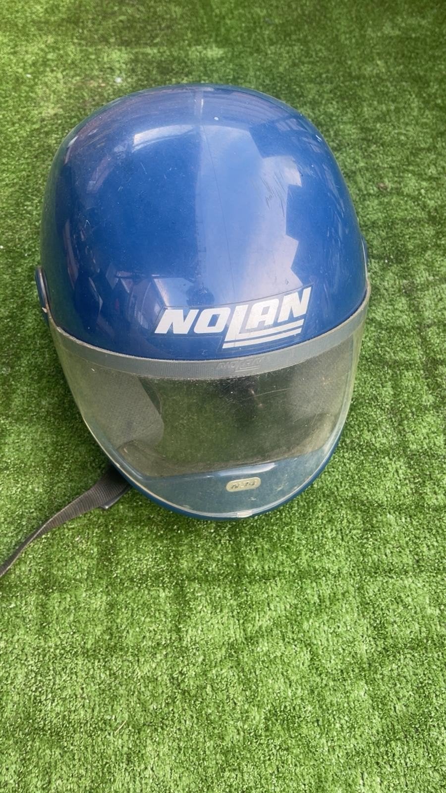 Nolan Integraalhelm - Donkerblauw, Vintage Stijl, Motoren, Kleding | Motorhelmen, Ophalen of Verzenden