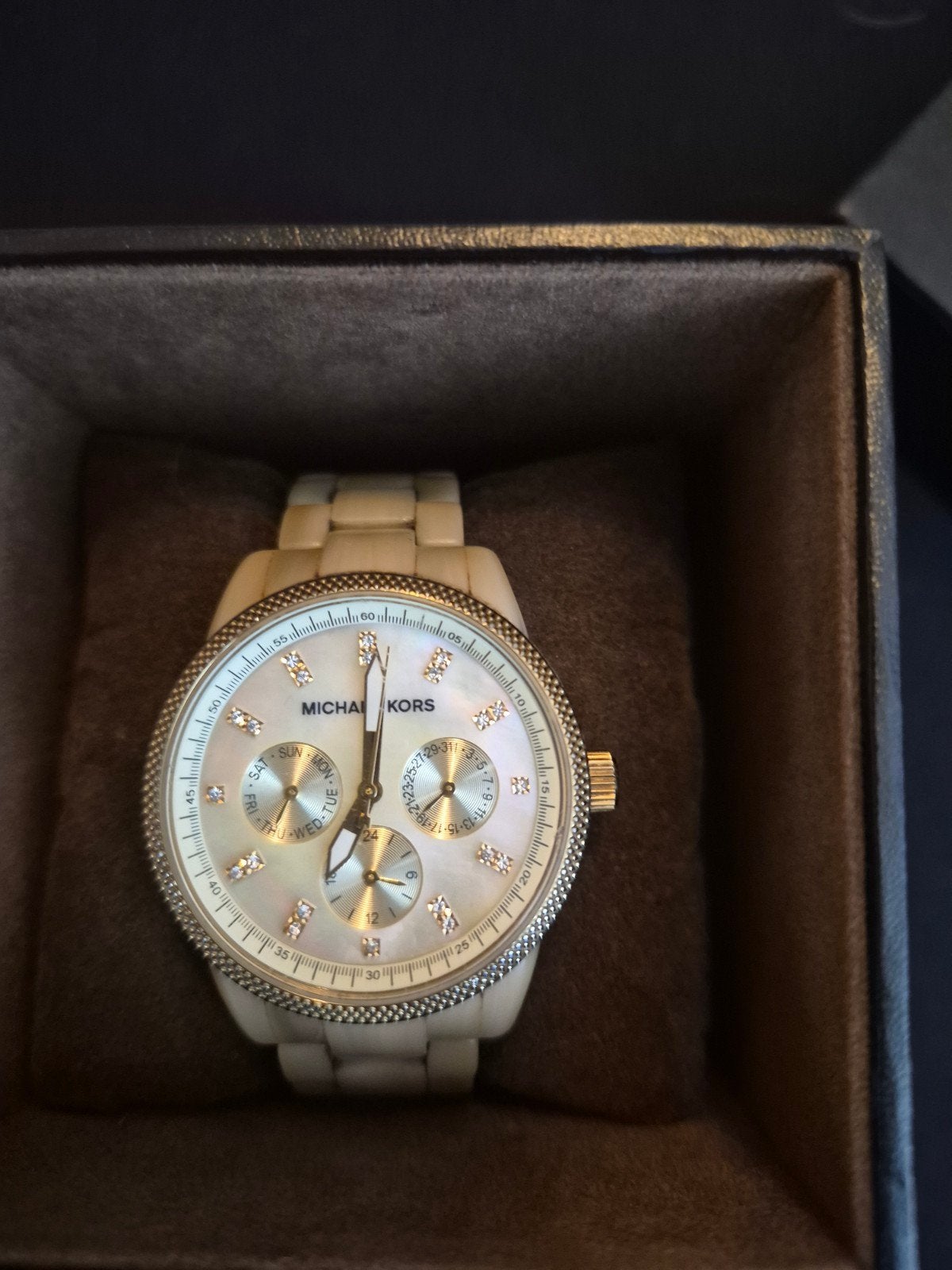 Michael Kors Dames Horloge - Zo goed als nieuw, Sieraden, Tassen en Uiterlijk, Horloges | Dames, Ophalen of Verzenden, Zo goed als nieuw