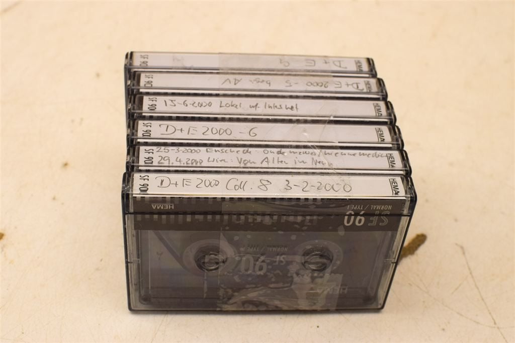 6 stuks Hema Cassettebandjes 45135, Ophalen of Verzenden, Gebruikt, Overige genres, 1 bandje