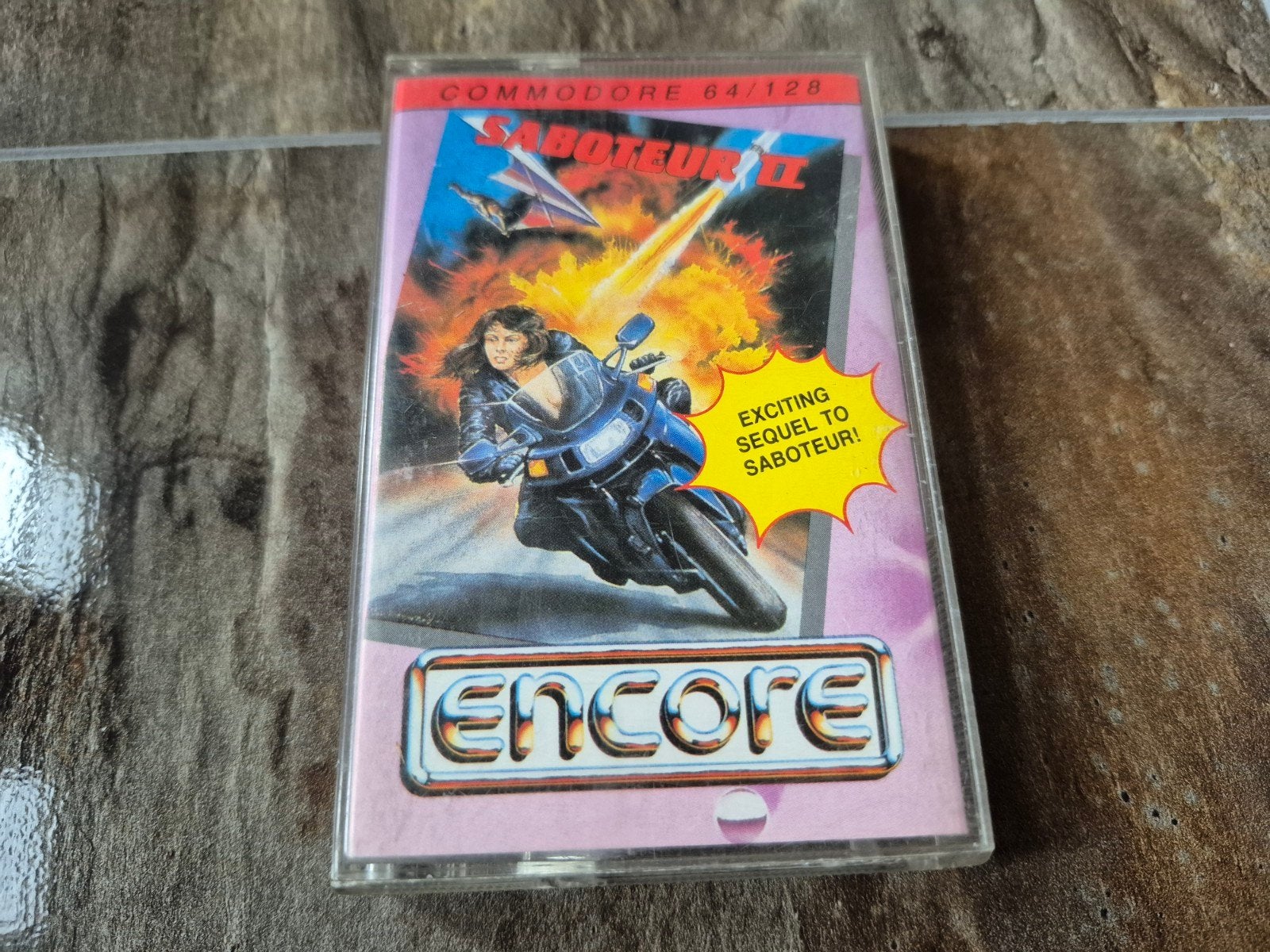 Commodore 64 C64 Cassette Game: Saboteur 2 (Encore), 1 speler, Ophalen of Verzenden, Gebruikt, Avontuur en Actie