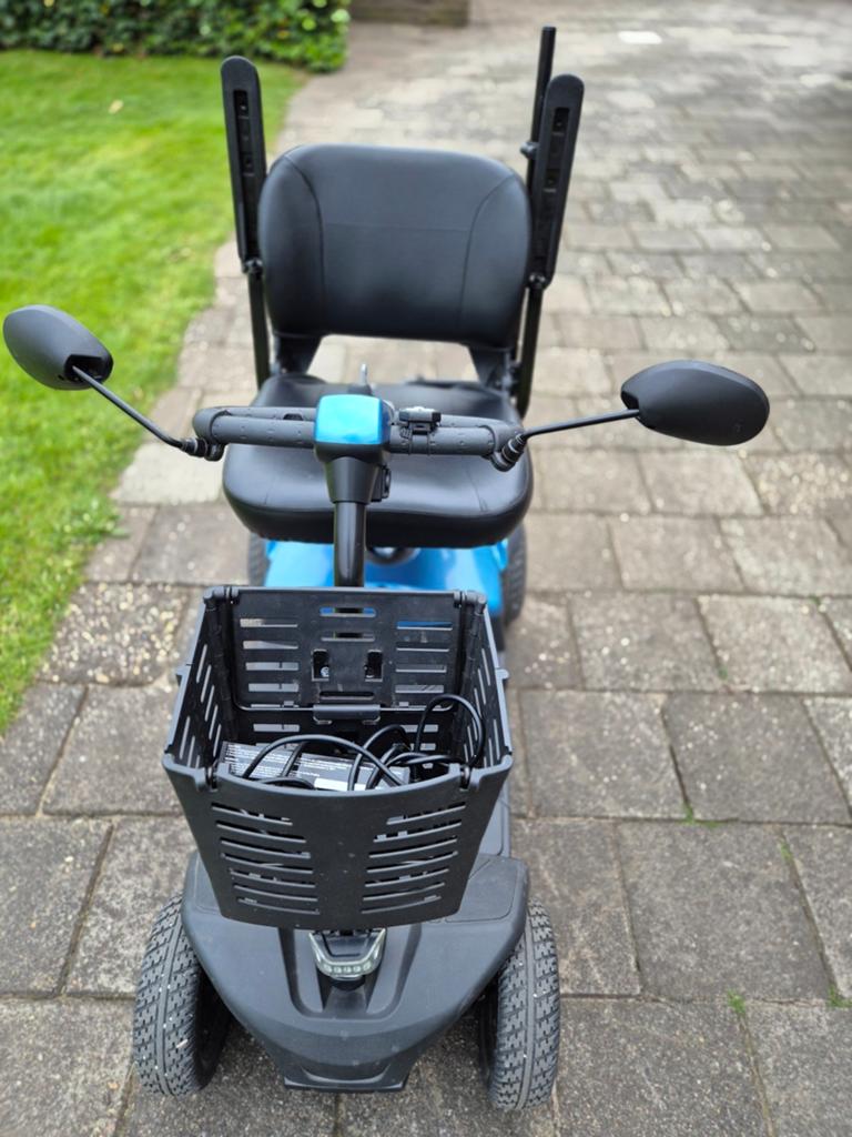 Te koop in goede staat verkerende scootmobiel, Ophalen, Zo goed als nieuw, 46 km of meer, 16 km/u of meer