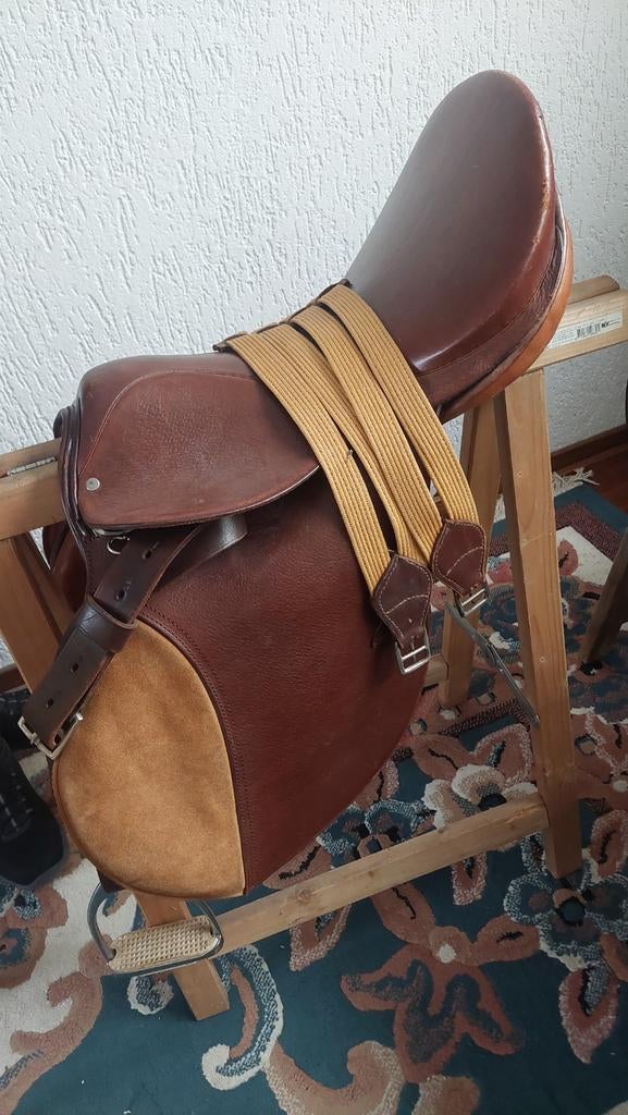 2 Paardenzadel /ponyzadel ,J.A Barnsby&sons uk -scorpion igs, Ophalen of Verzenden, Gebruikt, Overige soorten