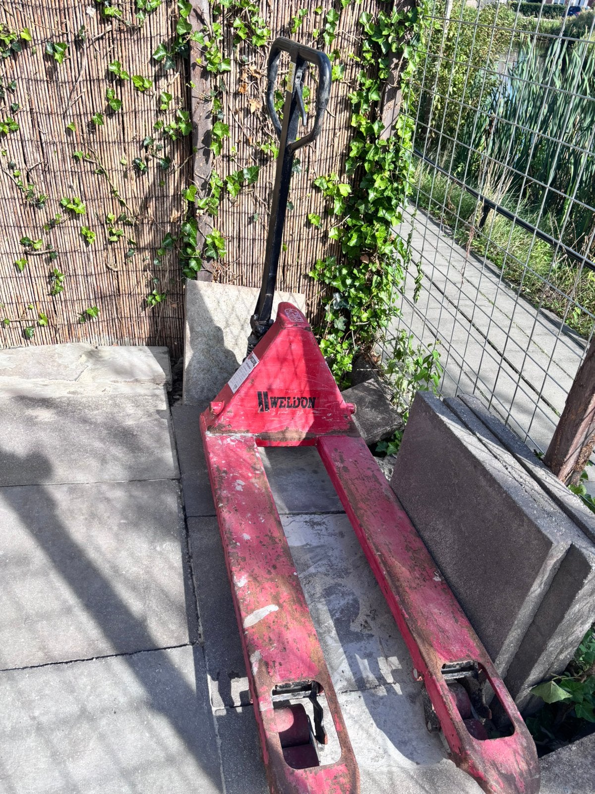 Weldon Pompwagen 2500kg, Ophalen, Gebruikt