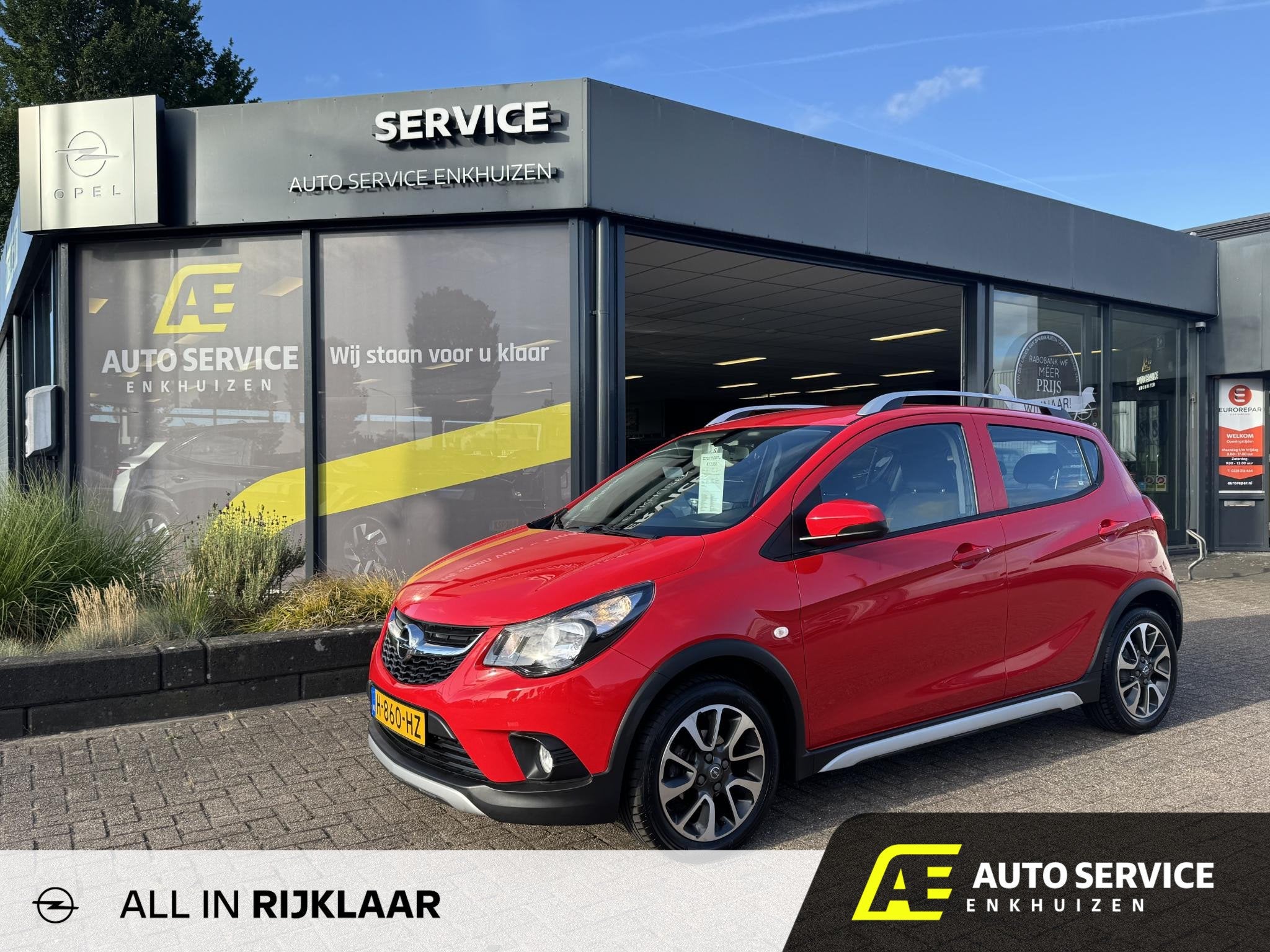 Opel KARL 1.0 Rocks Online Edition Prachtige automaat - gehe, Auto's, Opel, Stof, Gebruikt, Bedrijf, Geïmporteerd