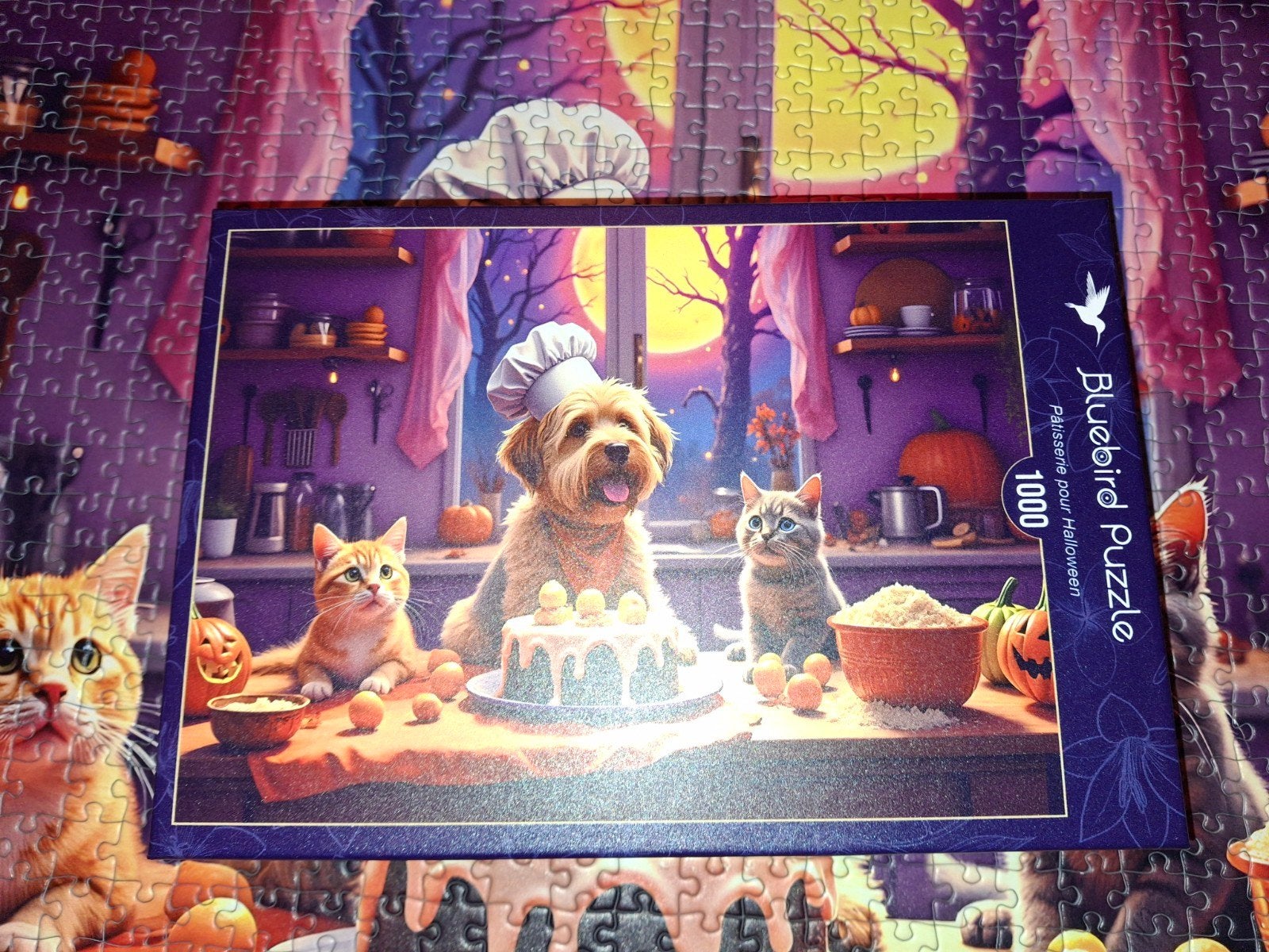 Bluebird legpuzzel 1000 stukjes - Halloween Bakken, Ophalen of Verzenden, 500 t/m 1500 stukjes, Zo goed als nieuw, Legpuzzel