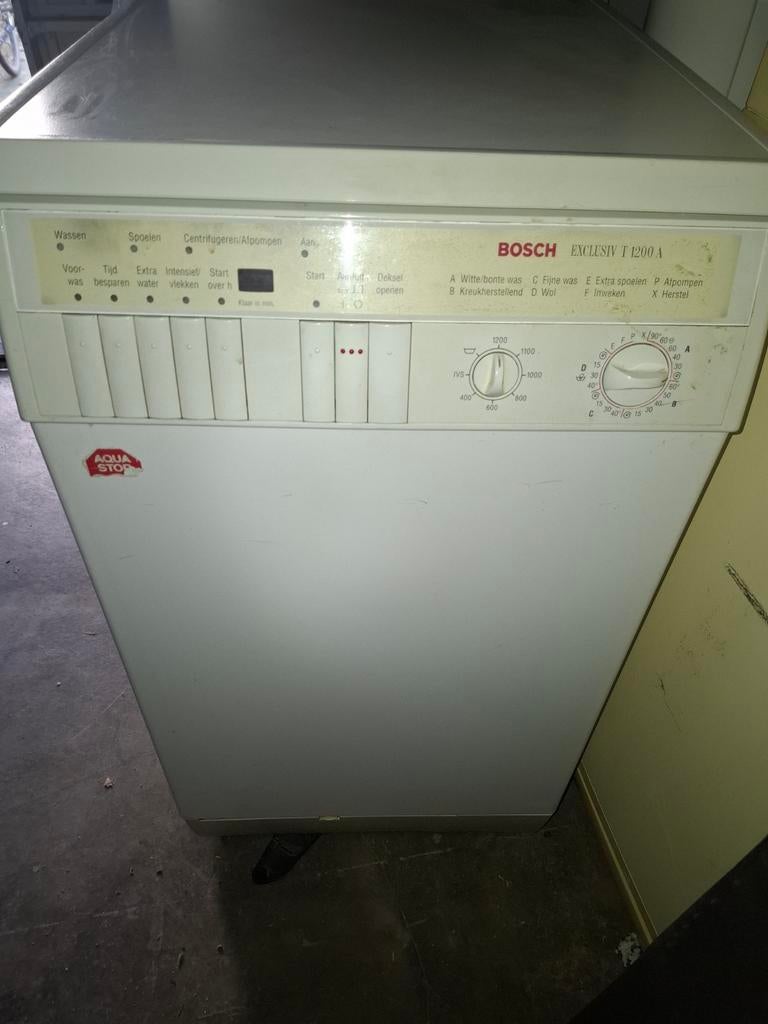 Bosch bovenlader wasmachine kan ook bezorgen en aansluiten, Bovenlader, Ophalen of Verzenden, Zo goed als nieuw, Kort programma