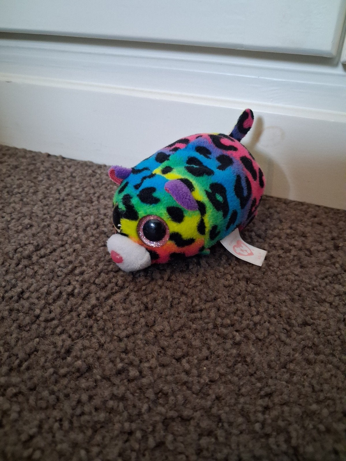 Ty teeny Jelly Leopard knuffel, Kinderen en Baby's, Speelgoed | Knuffels en Pluche, Ophalen of Verzenden, Overige typen