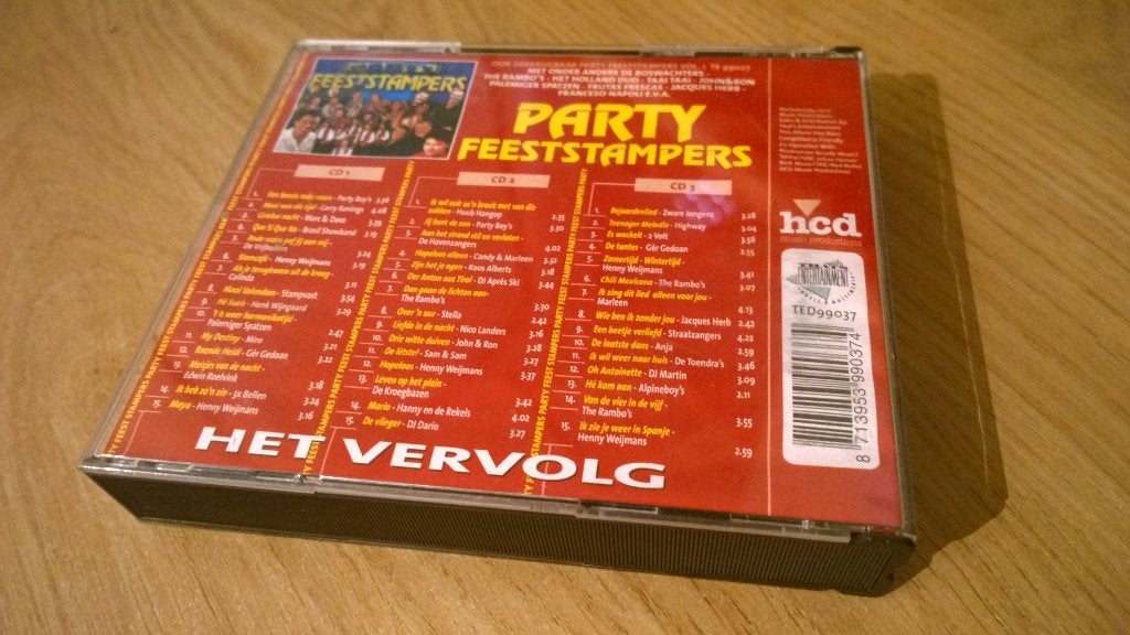 Party Feeststampers - Het Vervolg, Ophalen, Gebruikt, Levenslied of Smartlap, Verzamelalbum