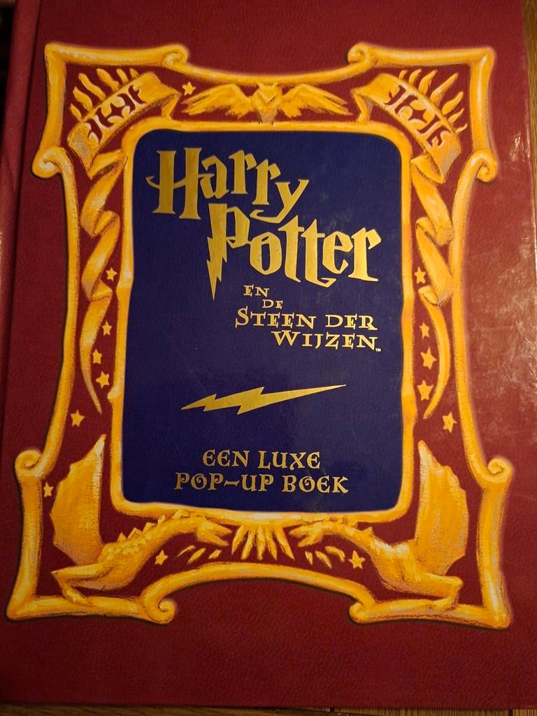 Harry Potter en de Steen der Wijzen pop-up boek, Ophalen of Verzenden, Zo goed als nieuw, Boek of Poster