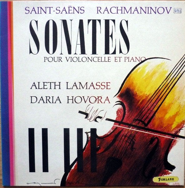 Lamasse , Hovora - Sonates  Pour Violoncelle Et Piano, LP, Verzenden, Saint-Saëns, 12 inch