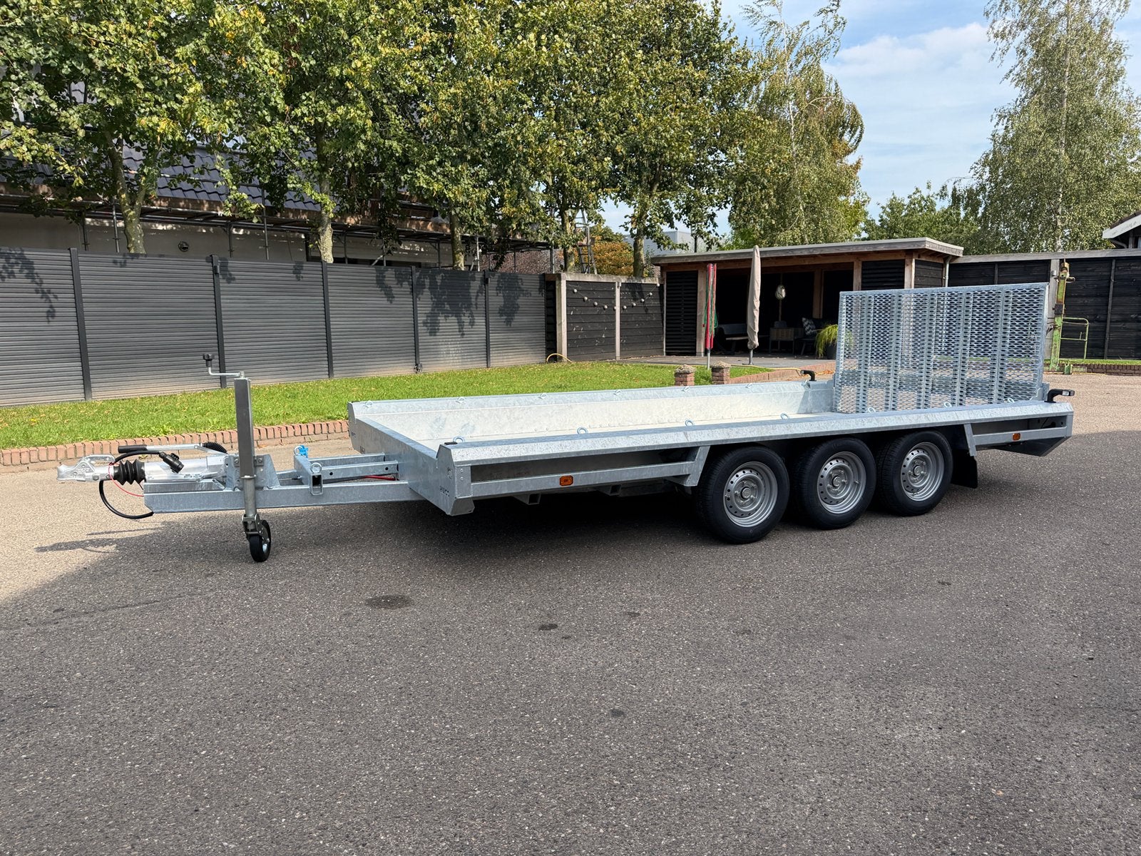 Nieuwe Hulco Terrax aanhanger machinetransporter 394x180, Ophalen, Nieuw