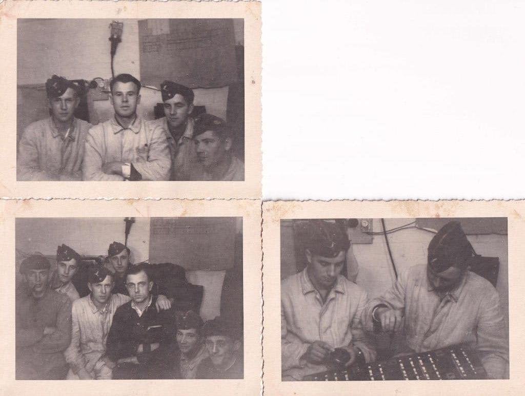 Duitse Foto's (3x)  Luftwaffe Verbindingsdienst Radio, Ophalen of Verzenden, Luchtmacht, Nederland, Foto of Poster