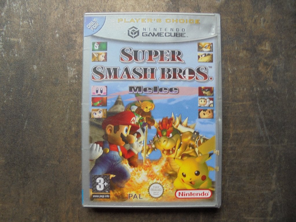 Super Smash Bros. Melee voor GameCube (zie foto's), Avontuur en Actie, Gebruikt, 1 speler, Ophalen of Verzenden