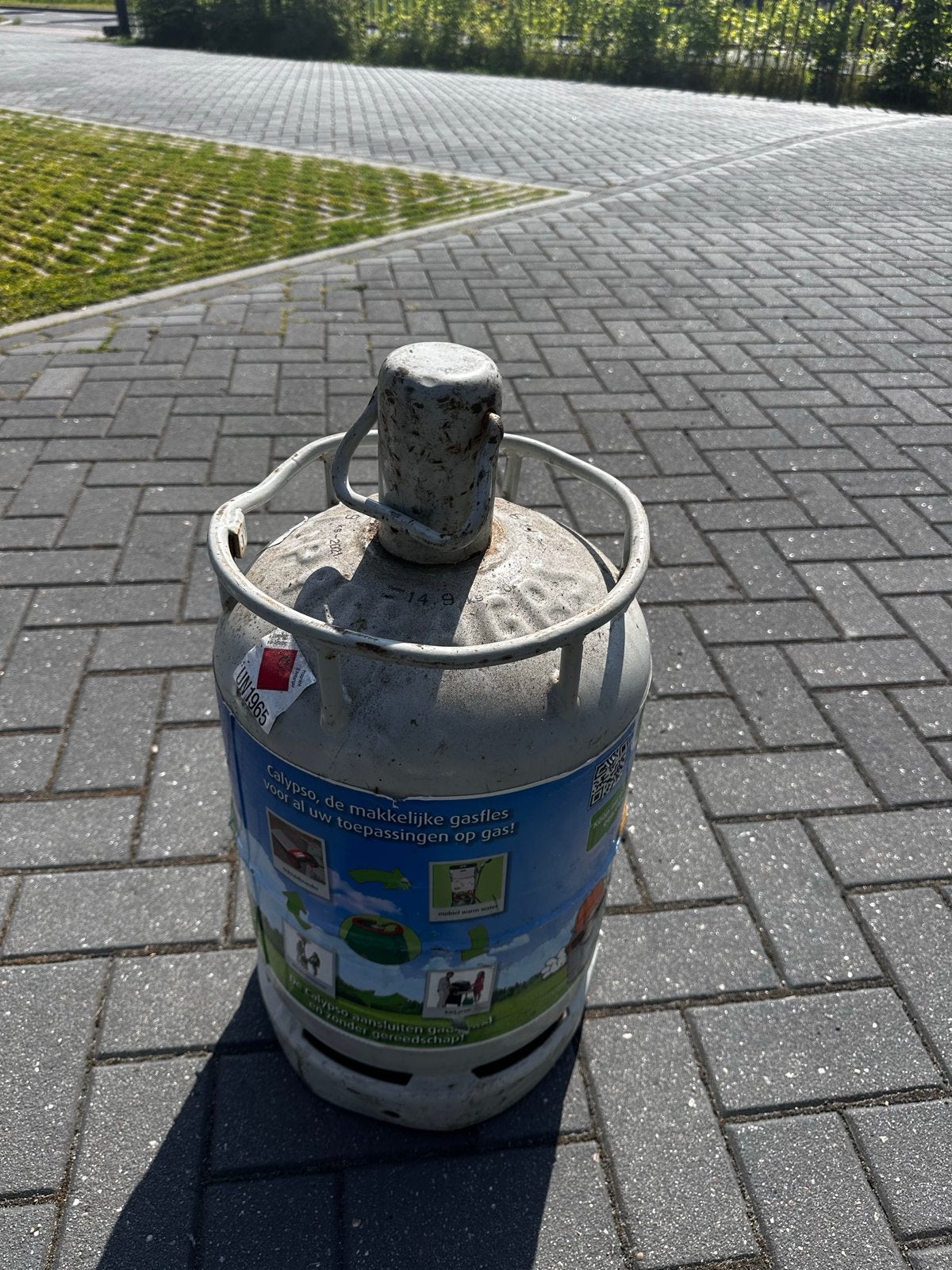 Antargaz Calypso gasfles - 14.9 kg zit nog genoeg gas in., Ophalen, Gebruikt
