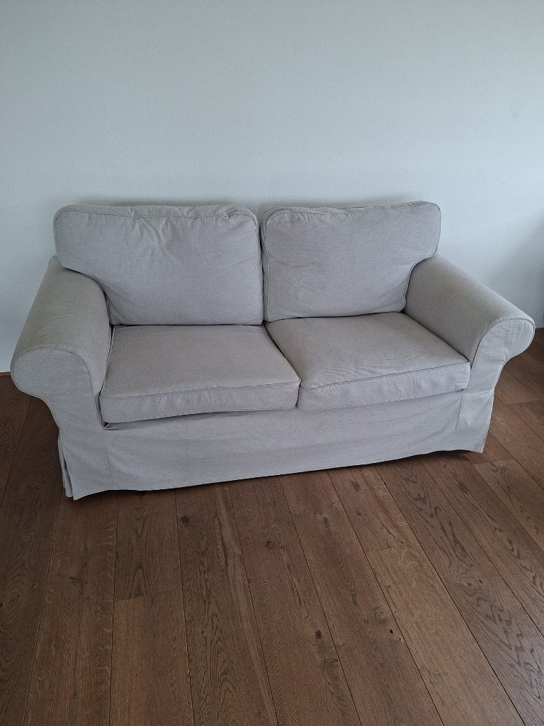 Ektorp 2 zits - Kilanda beige, Ophalen, Gebruikt, 150 tot 200 cm, Tweepersoons