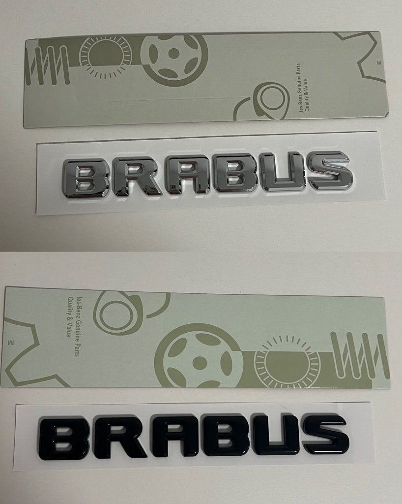 Brabus Kofferbak Embleem past op alle Mercedes benz modellen, Ophalen of Verzenden
