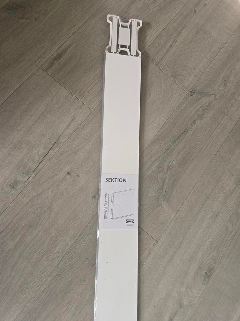 Ikea Sektion Forbattra plint 11cm mat wit 149cm, Ophalen, Nieuw, Wit