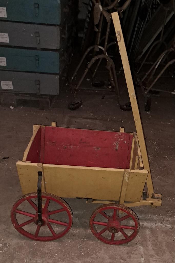 Kar karren bolderkar decoratie, Antiek en Kunst, Ophalen