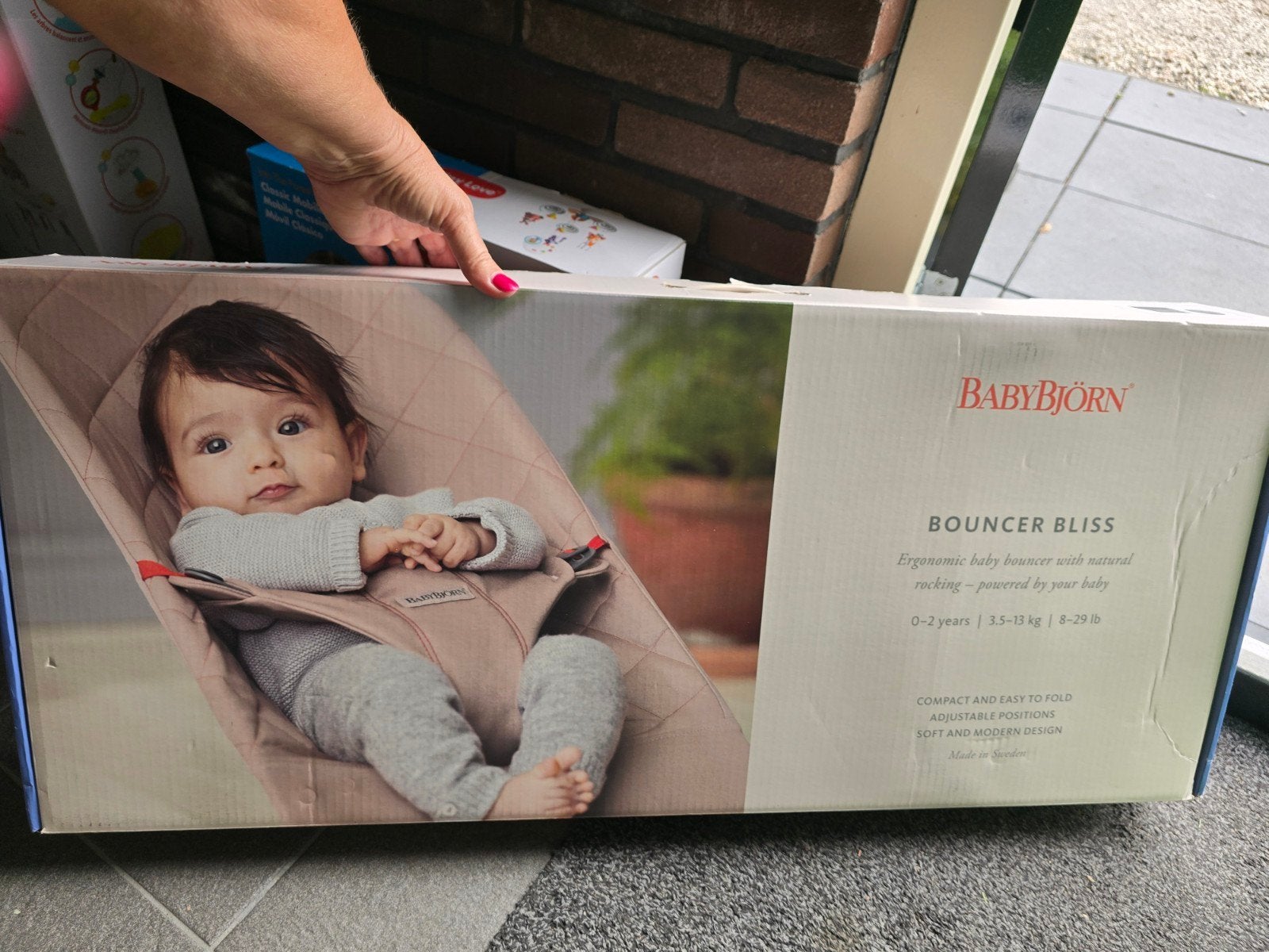 Babybjörn Bouncer Bliss (wipstoeltje), Ophalen, Zo goed als nieuw