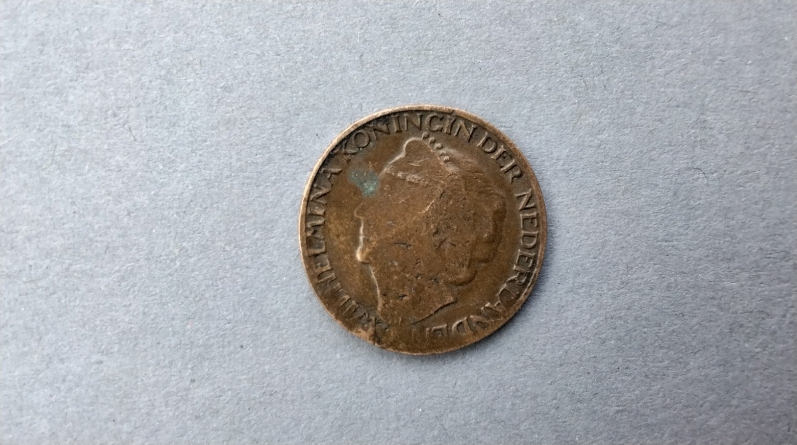 Misslag 1 cent 1948 Koningin Wilhelmina, Ophalen of Verzenden, Koningin Wilhelmina, 1 cent