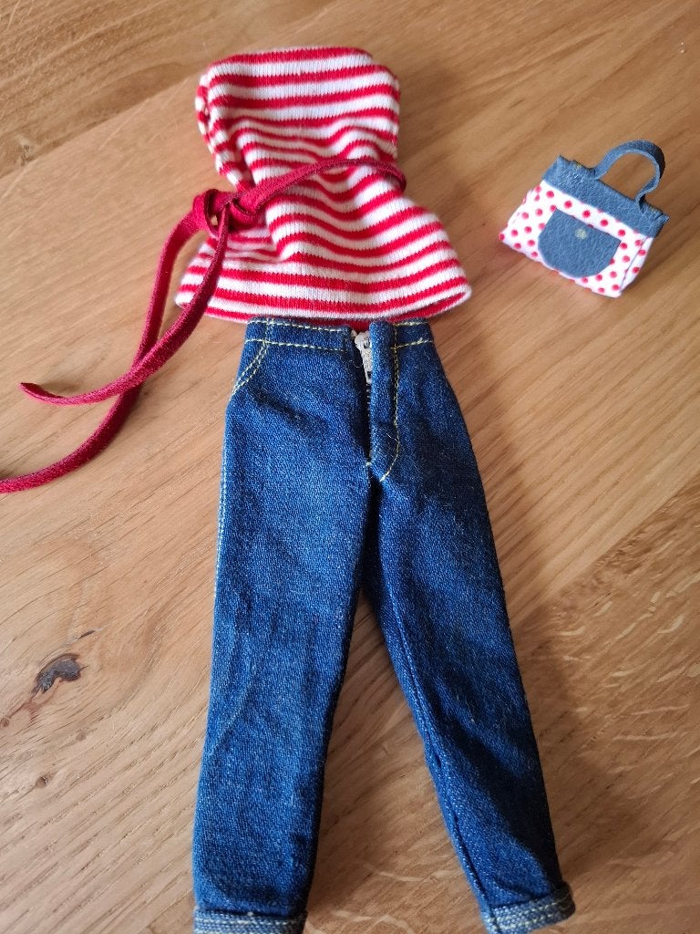 Barbie Jumpin Jeans * 1964, Ophalen of Verzenden, Zo goed als nieuw, Kleertjes