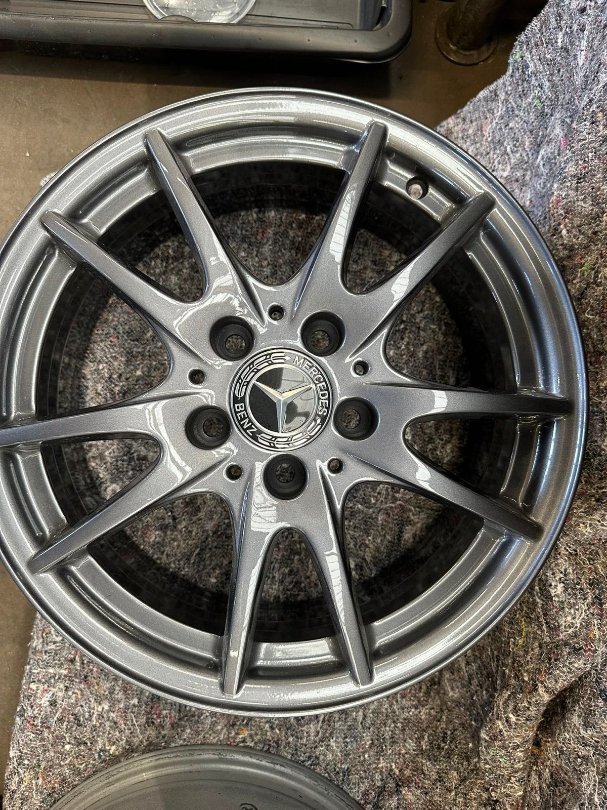 4 originele 16 inch Mercedes-Benz B-Klasse Velgen, Gebruikt, Velg(en), 16 inch, All Season