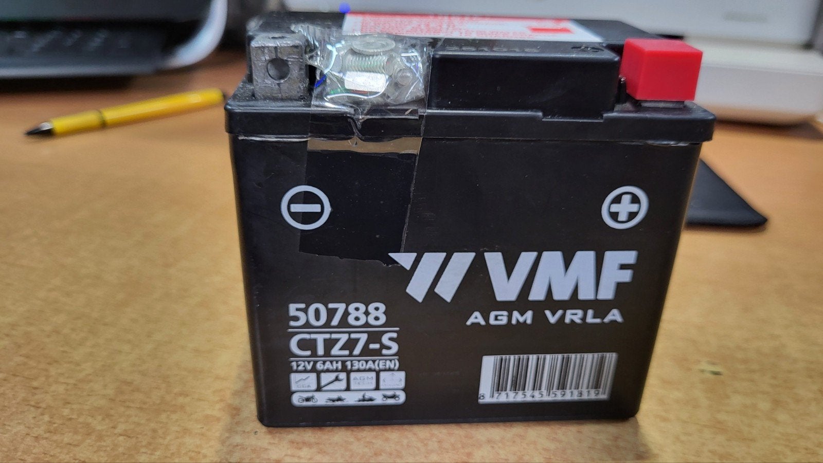 VMF CTZ7-S 12V 6AH 130A(EN) AGM VRLA Accu, Ophalen of Verzenden