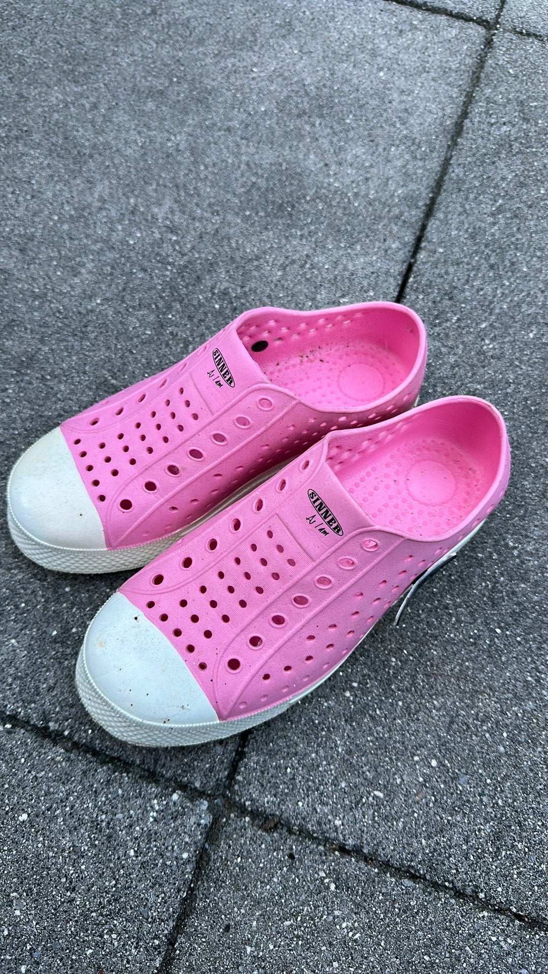 Roze strandschoenen maat 34, Ophalen, Gebruikt, Meisje, Laarzen